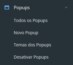criar um popup
