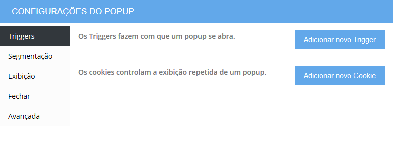 criar um popup